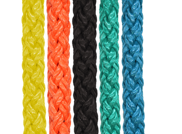 Liny oraz sznury z polipropylenu - plecione