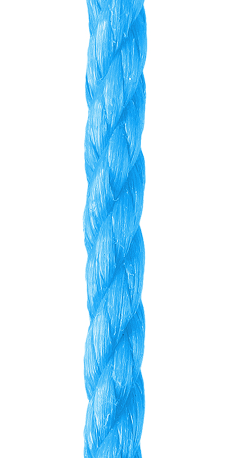 Liny oraz sznury z polipropylenu - staczane - niebieski / 3 mm