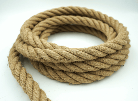 Naturalne liny oraz sznury z materiału juta